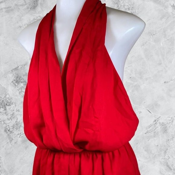 Superdown Emma Halter Romper - Bright Red - Picture 5 of 12